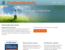 Tablet Screenshot of desdevisgratuits.com